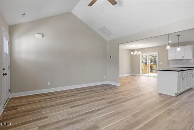 wooden floor in an empty room