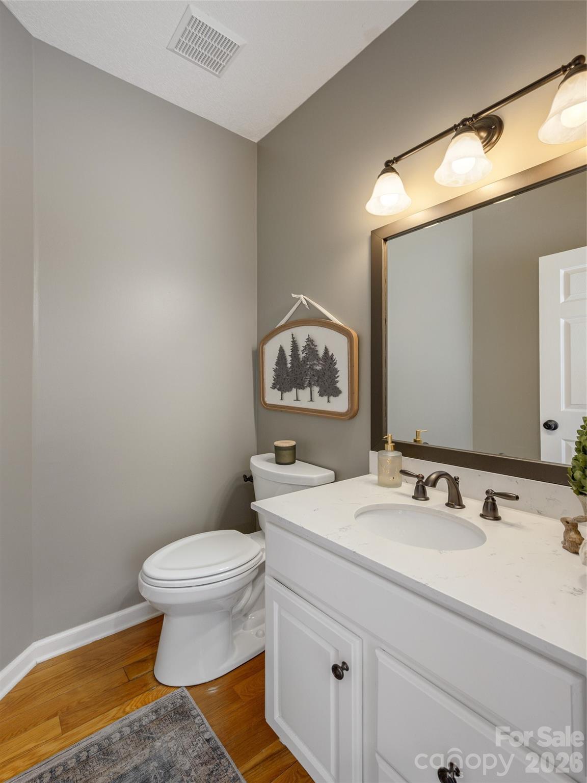 417 Blue Mist Way Arden, NC 28704 - Photo 23 of 48 a bathroom with a sink a toilet a mirror and vanity