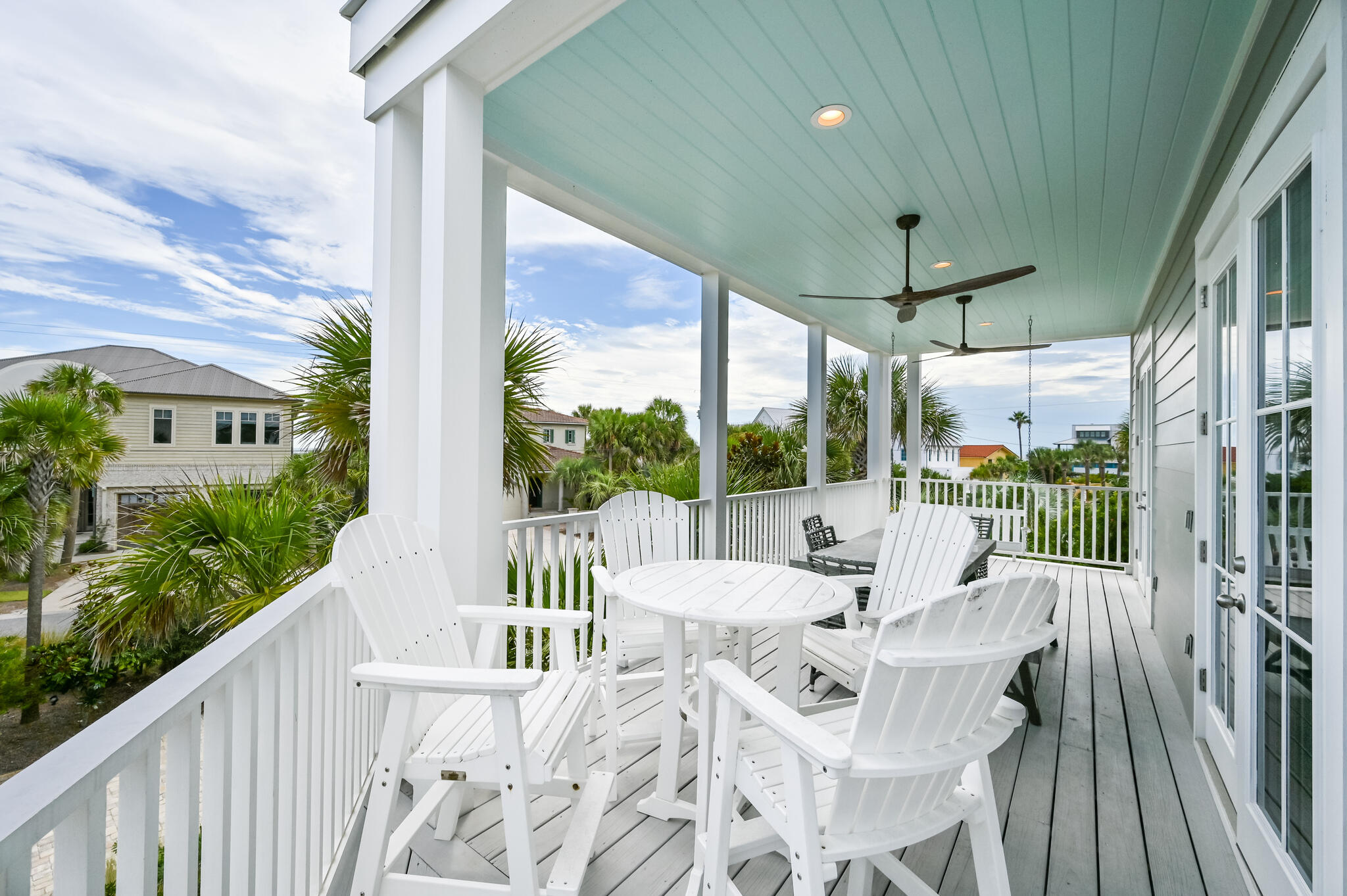 401 Blue Mountain Road Santa Rosa Beach, FL 32459 - Photo 16 of 60 a view of balcony with furniture