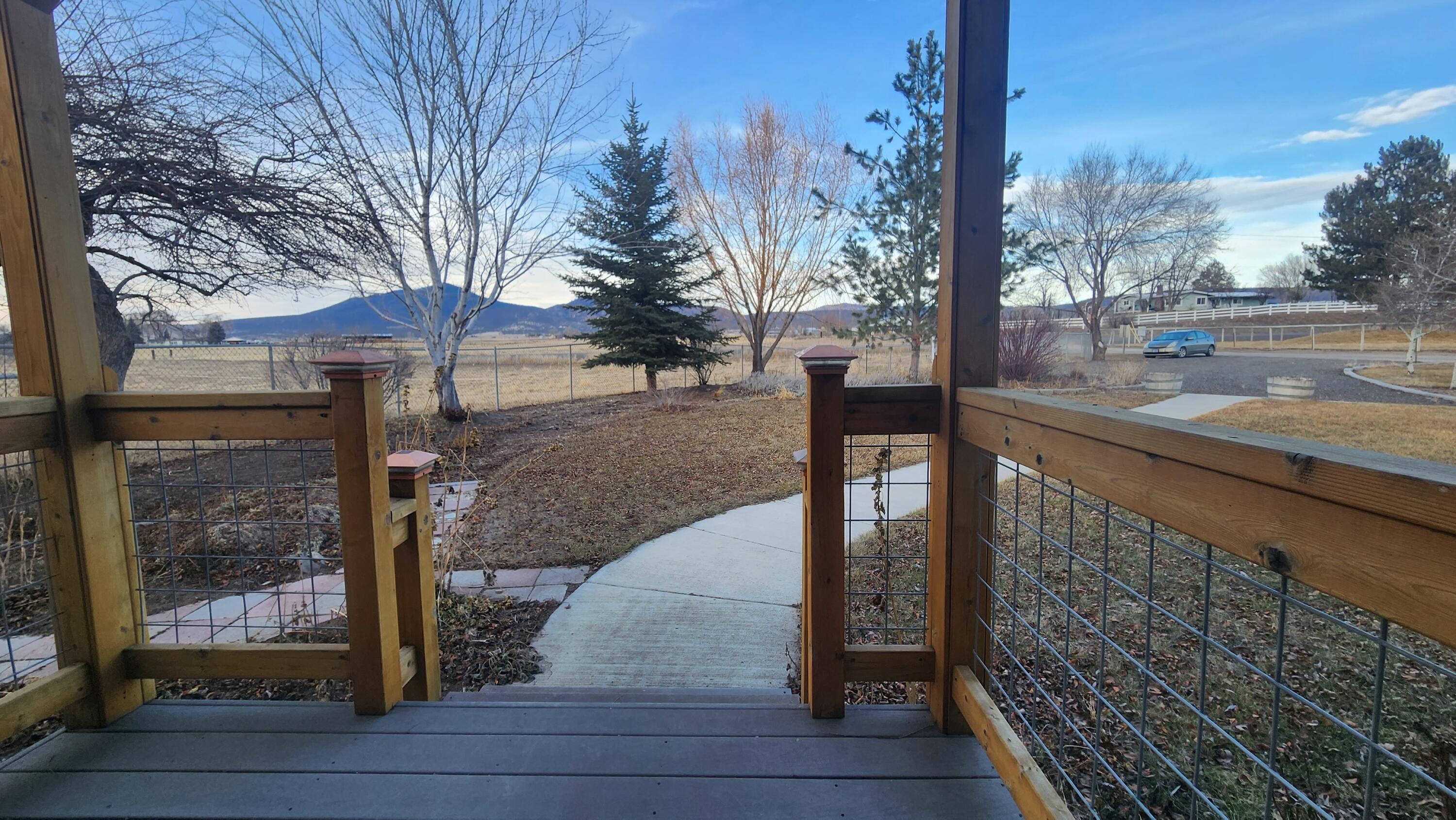 6875 North Puckett Road Prineville, OR 97754 - Photo 4 of 24 Front porch-Looking toward Grizzly Mtn
