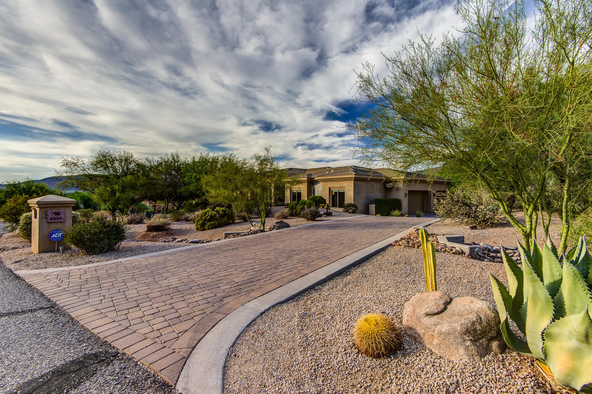6850 East Stevens Road Cave Creek, AZ 85331 - Photo 11 of 76 Pavered Driveway
