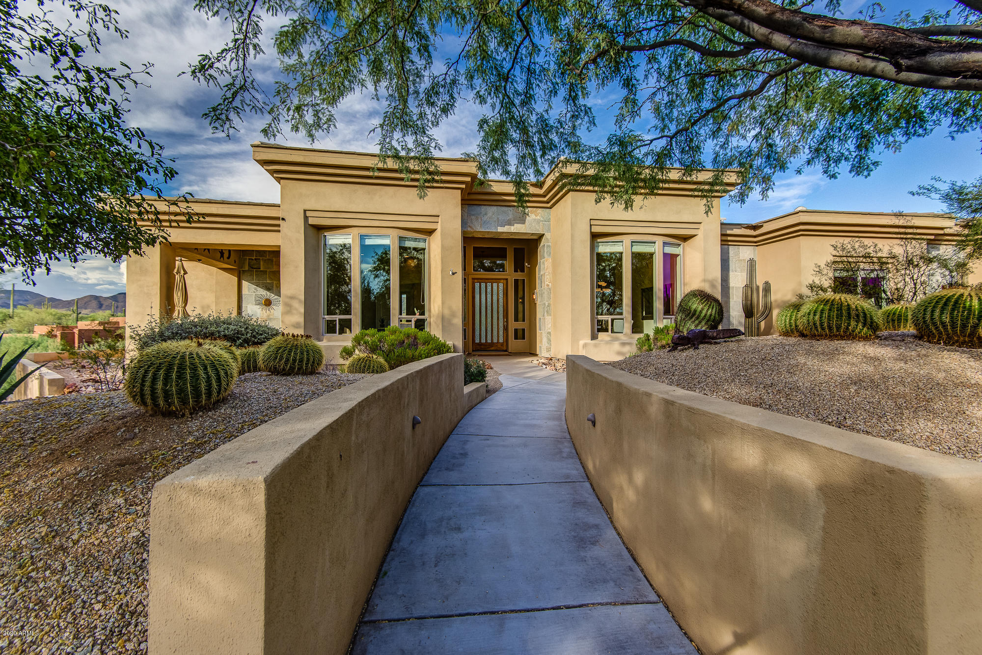 6850 East Stevens Road Cave Creek, AZ 85331 - Photo 17 of 76 Walkway to Front Door