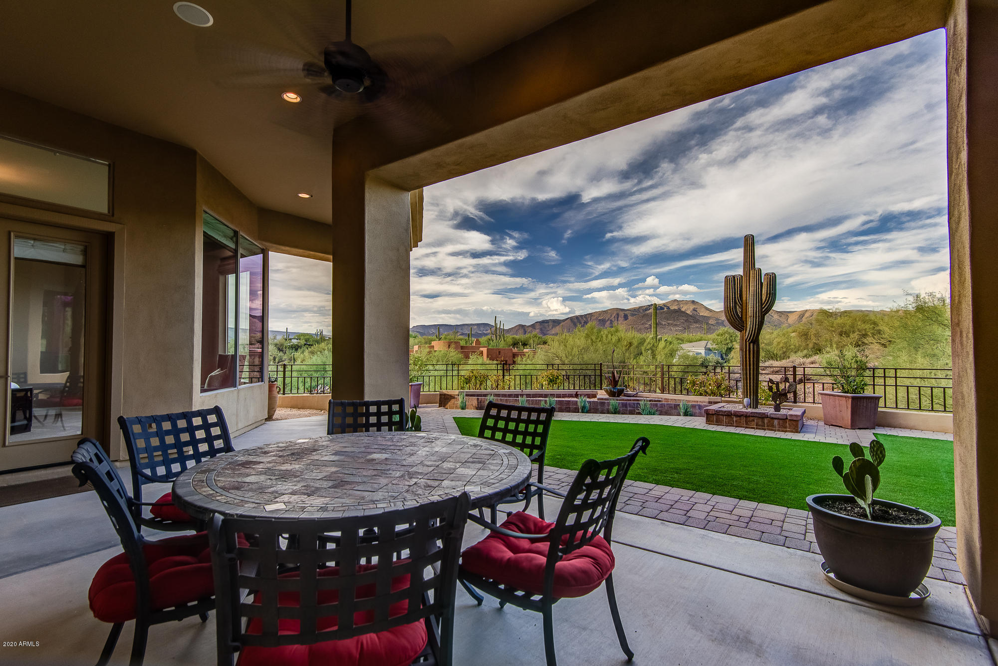6850 East Stevens Road Cave Creek, AZ 85331 - Photo 55 of 76 Spacious Covered Patio