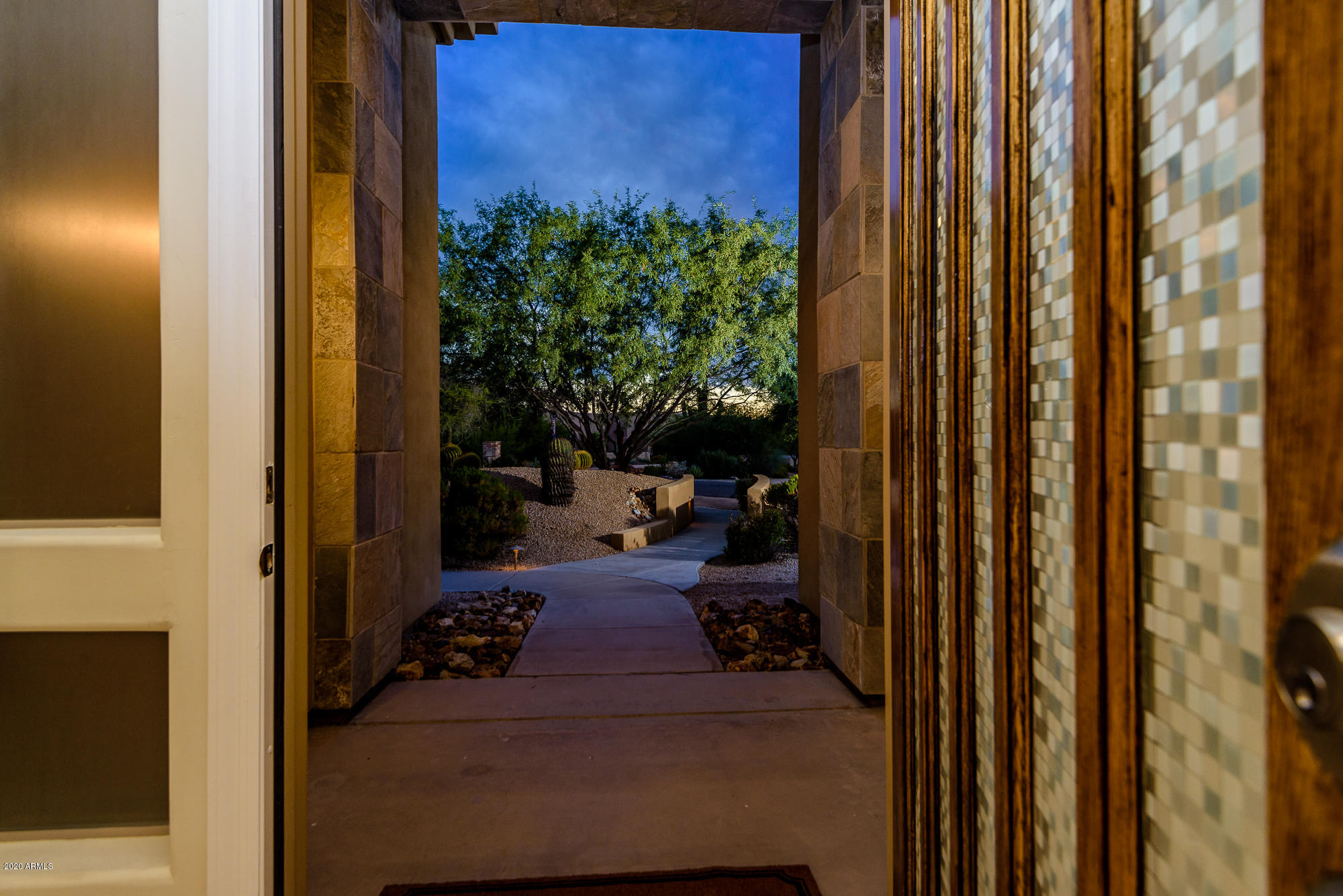 6850 East Stevens Road Cave Creek, AZ 85331 - Photo 62 of 76 Looking out the Front Door