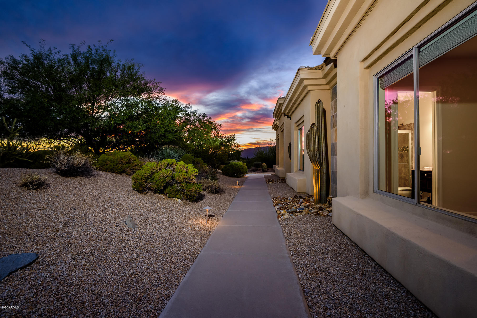 6850 East Stevens Road Cave Creek, AZ 85331 - Photo 64 of 76 Walkway to the West Side Patio
