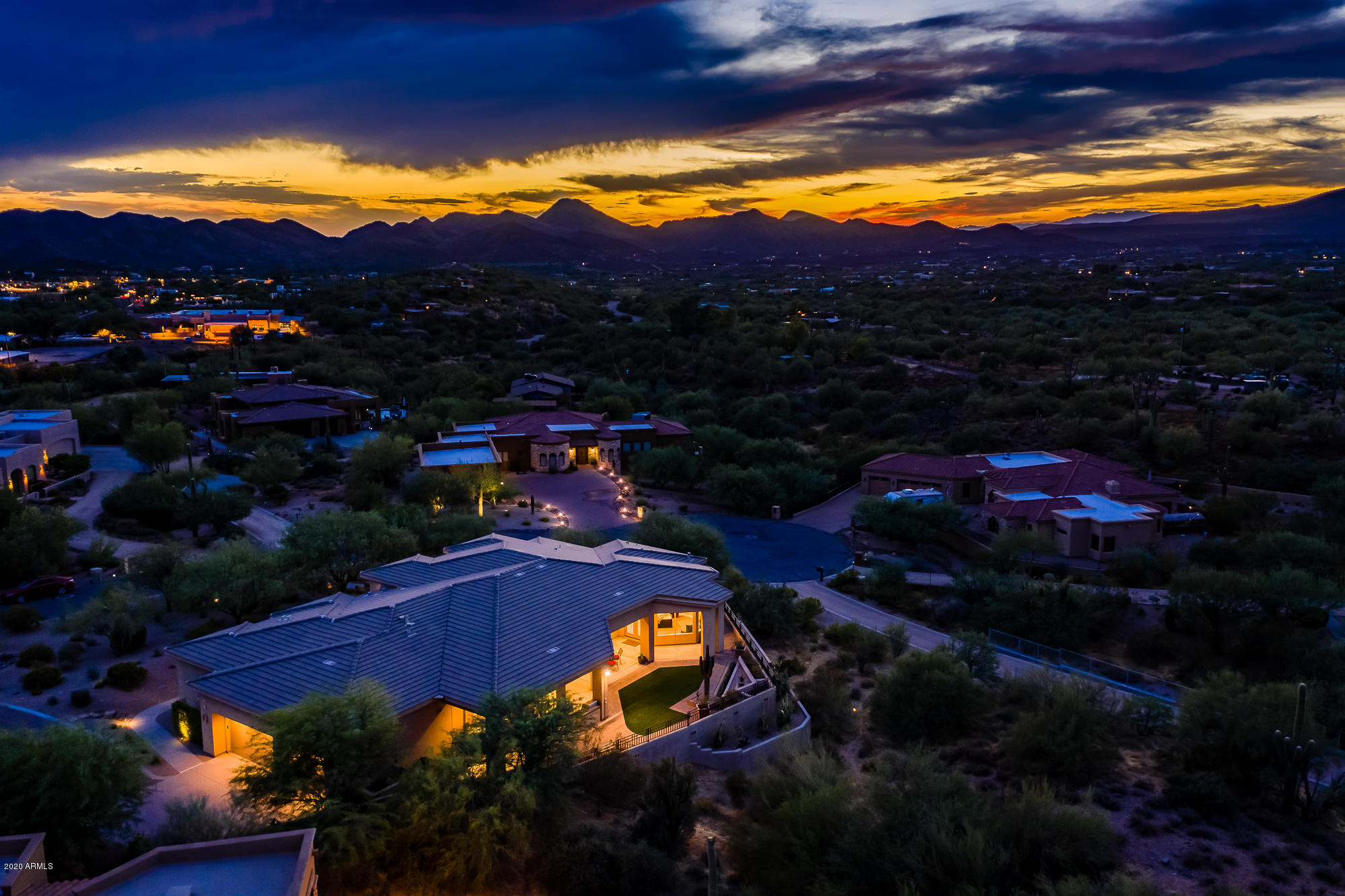 6850 East Stevens Road Cave Creek, AZ 85331 - Photo 73 of 76 Twilight