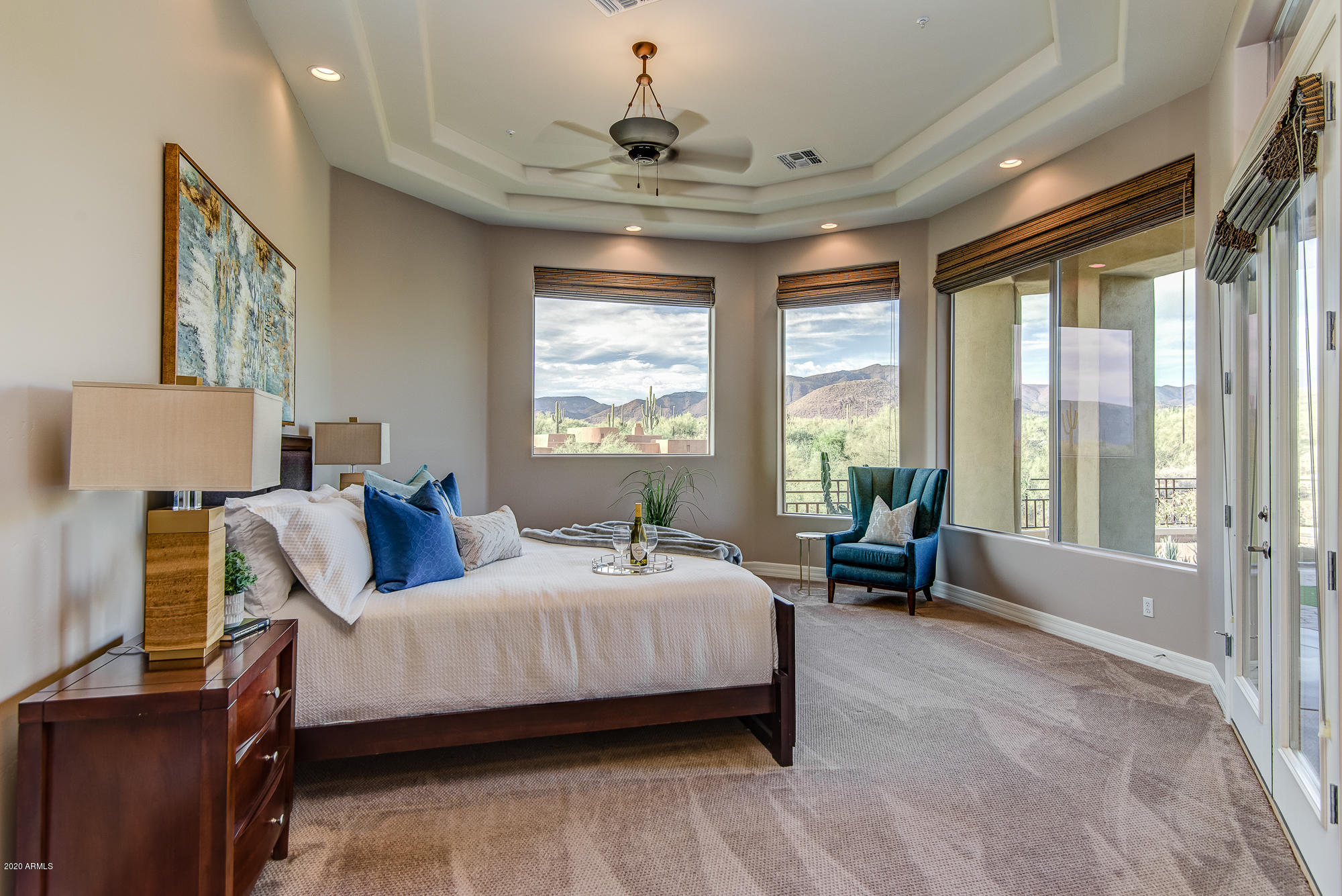 6850 East Stevens Road Cave Creek, AZ 85331 - Photo 8 of 76 Mater Bedroom with Incredible Views