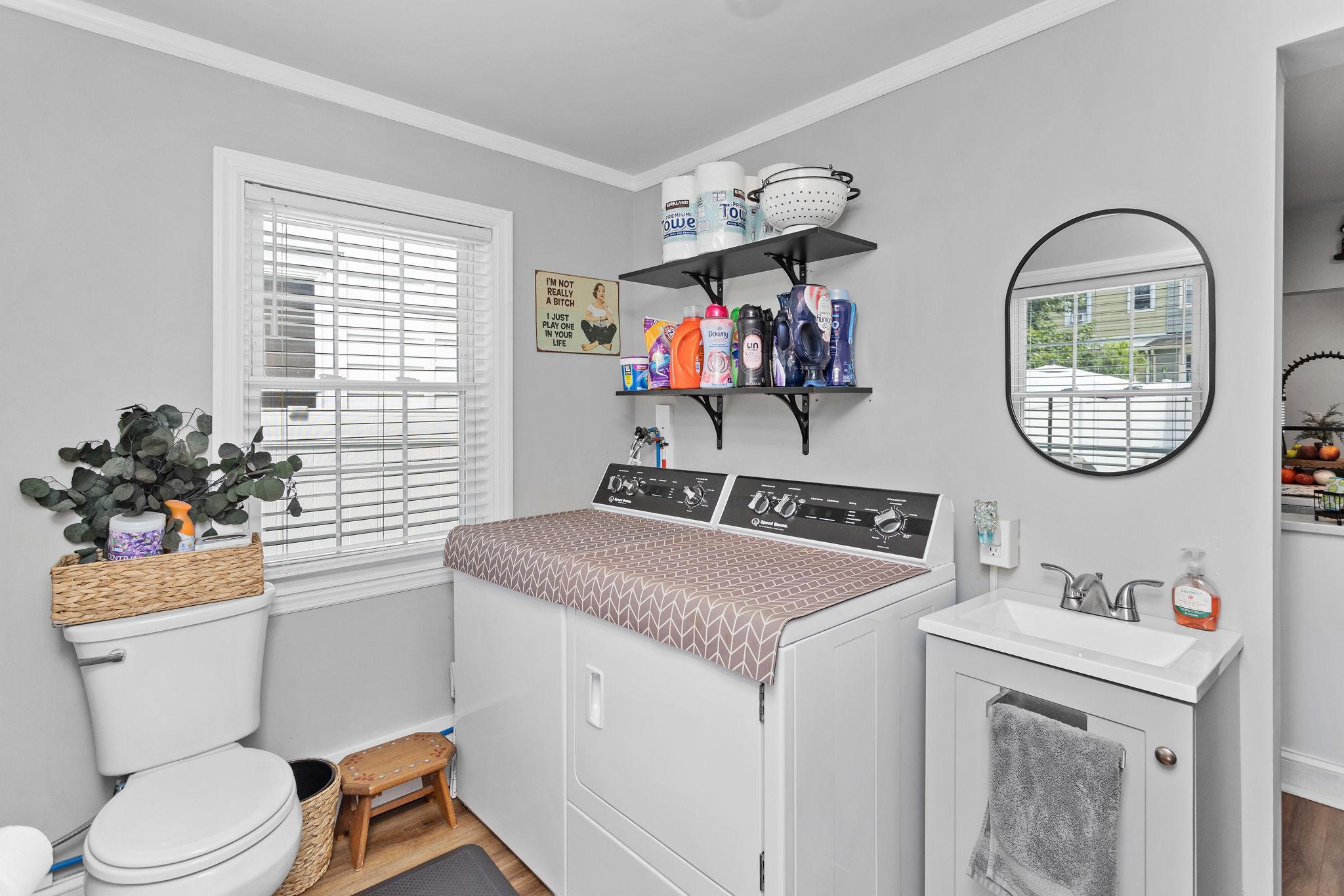 224 Filmore Street Riverside, NJ 08075 - Photo 11 of 20 Main floor laundry room with half bath