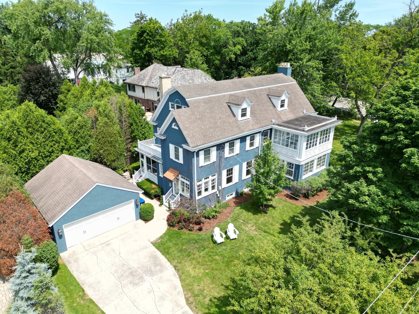 160 Sheridan Road Glencoe, IL 60093 - Photo 35 of 42 an aerial view of a house