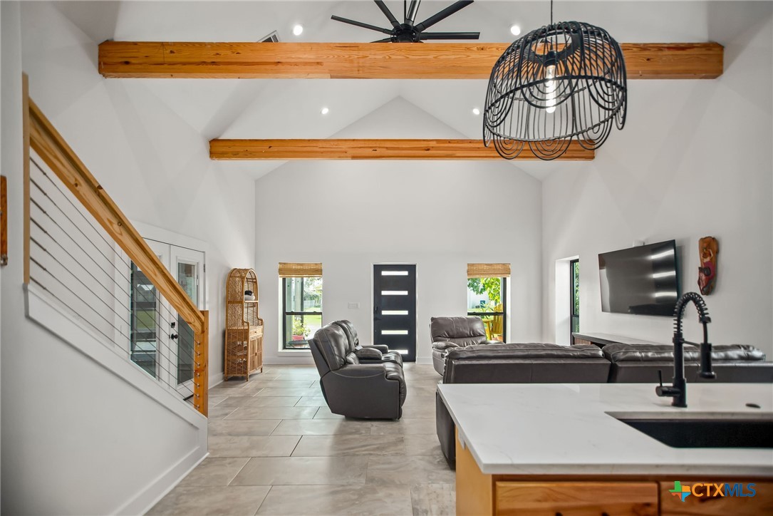 804 Tyler Avenue Port O'Connor, TX 77982 - Photo 7 of 43 a view of living room with furniture and window