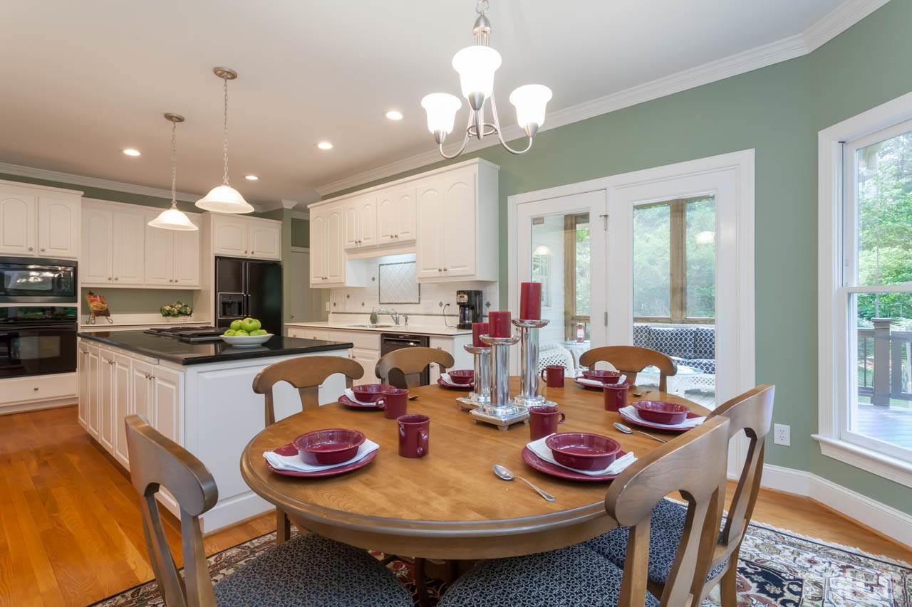 13921 Possum Track Road Raleigh, NC 27614 - Photo 15 of 25 Beautiful Breakfast Area, great for cozy and intimate meals or to enjoy that morning cup of coffee.