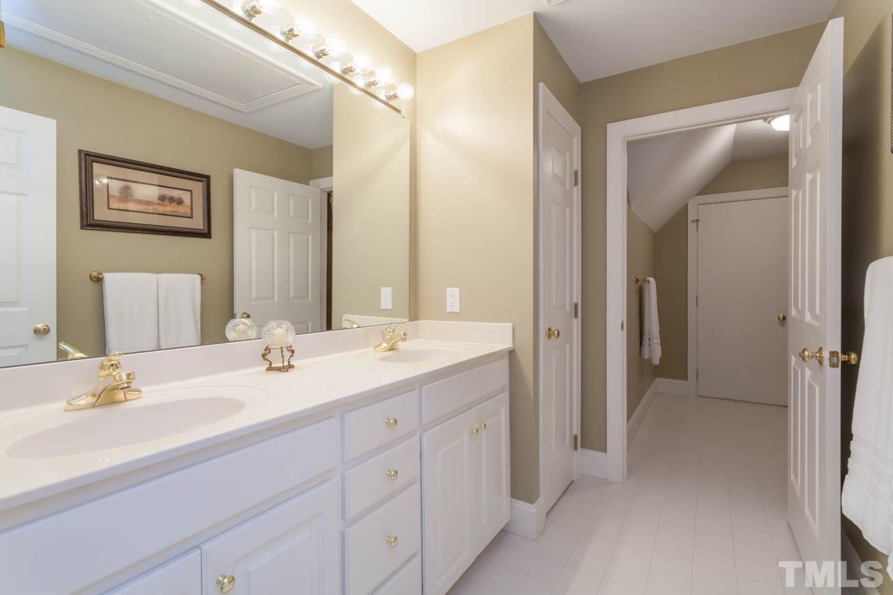 13921 Possum Track Road Raleigh, NC 27614 - Photo 23 of 25 Beautiful dual vanity bath.