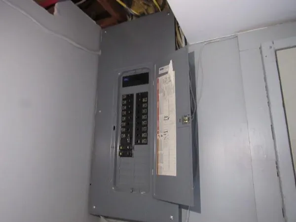 a close view of appliances