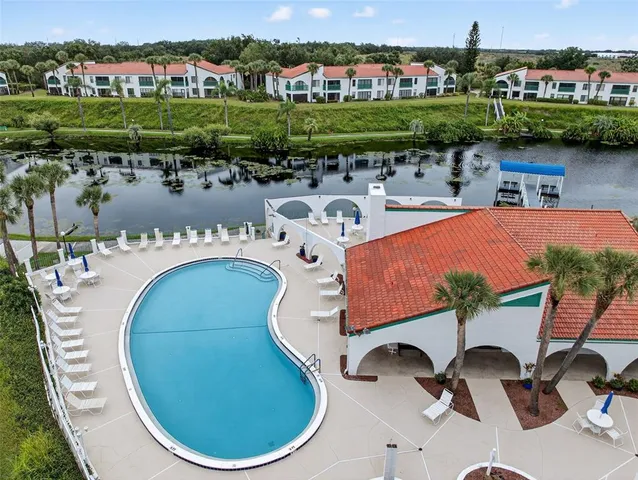 a view of a golf ground with a small yard