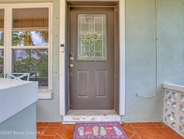 a view of an entryway