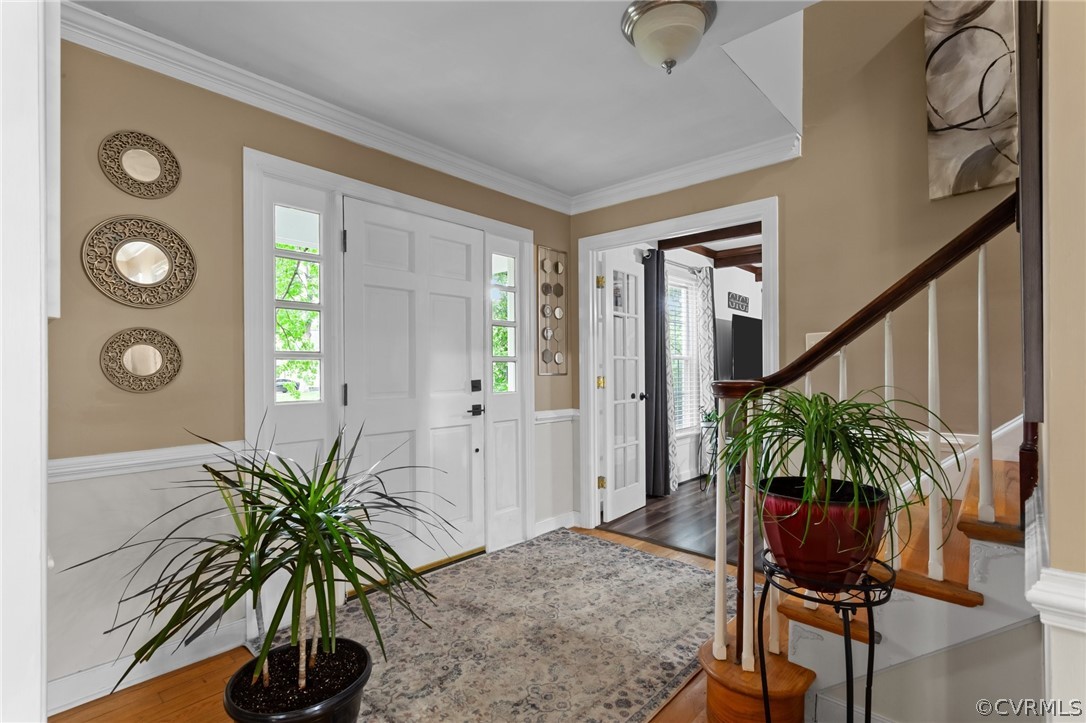3905 Cresthill Road Chester, VA 23831 - Photo 20 of 49 a potted plant sitting on top of a wooden floor