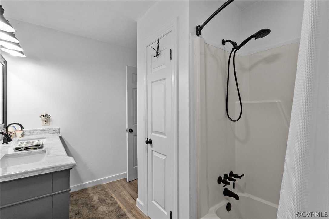 3905 Cresthill Road Chester, VA 23831 - Photo 30 of 49 a bathroom with a sink and a shower