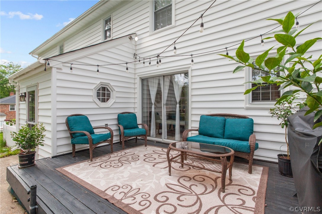 3905 Cresthill Road Chester, VA 23831 - Photo 36 of 49 a view of a chairs in patio of the house