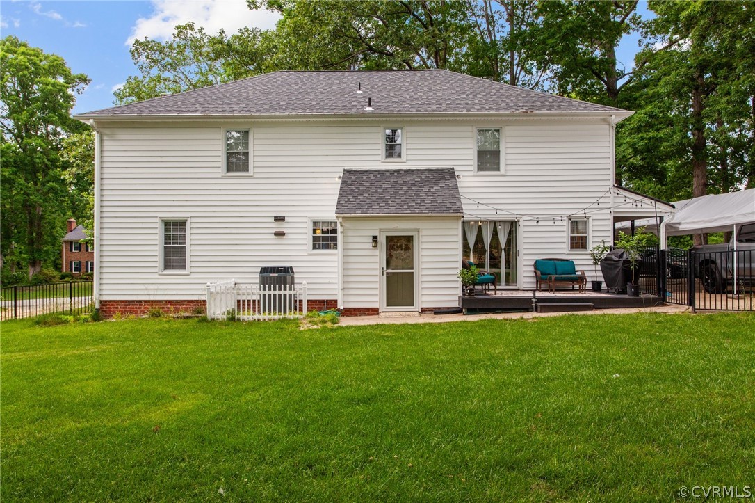 3905 Cresthill Road Chester, VA 23831 - Photo 39 of 49 a front view of a house with a garden