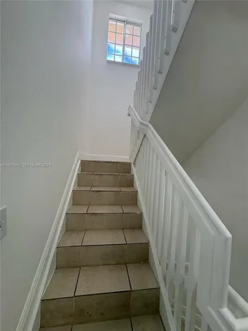 an empty room with entrance