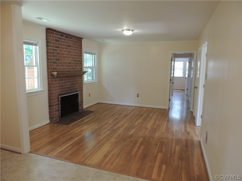 1555 Robindale Road Richmond, VA 23235 - Photo 8 of 17 View from kitchen into the family room with beauti