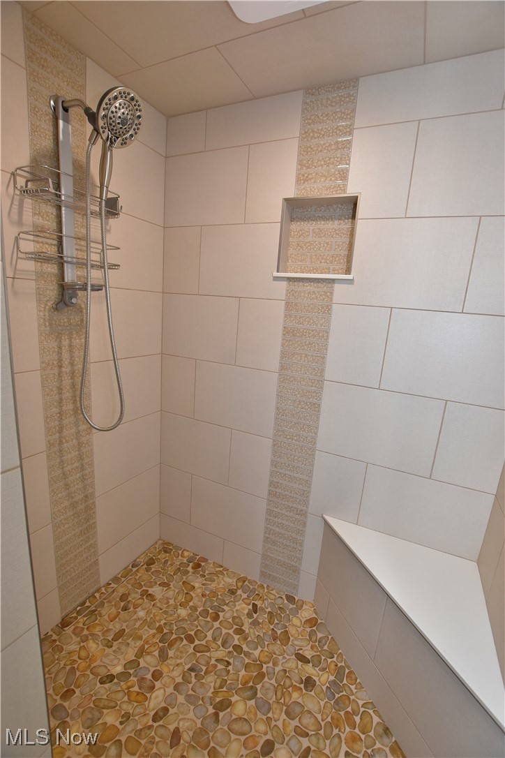 1251 Arrowhead Drive Southwest Dellroy, OH 44620 - Photo 22 of 50 A view of the inside of the oversized custom tiled shower.