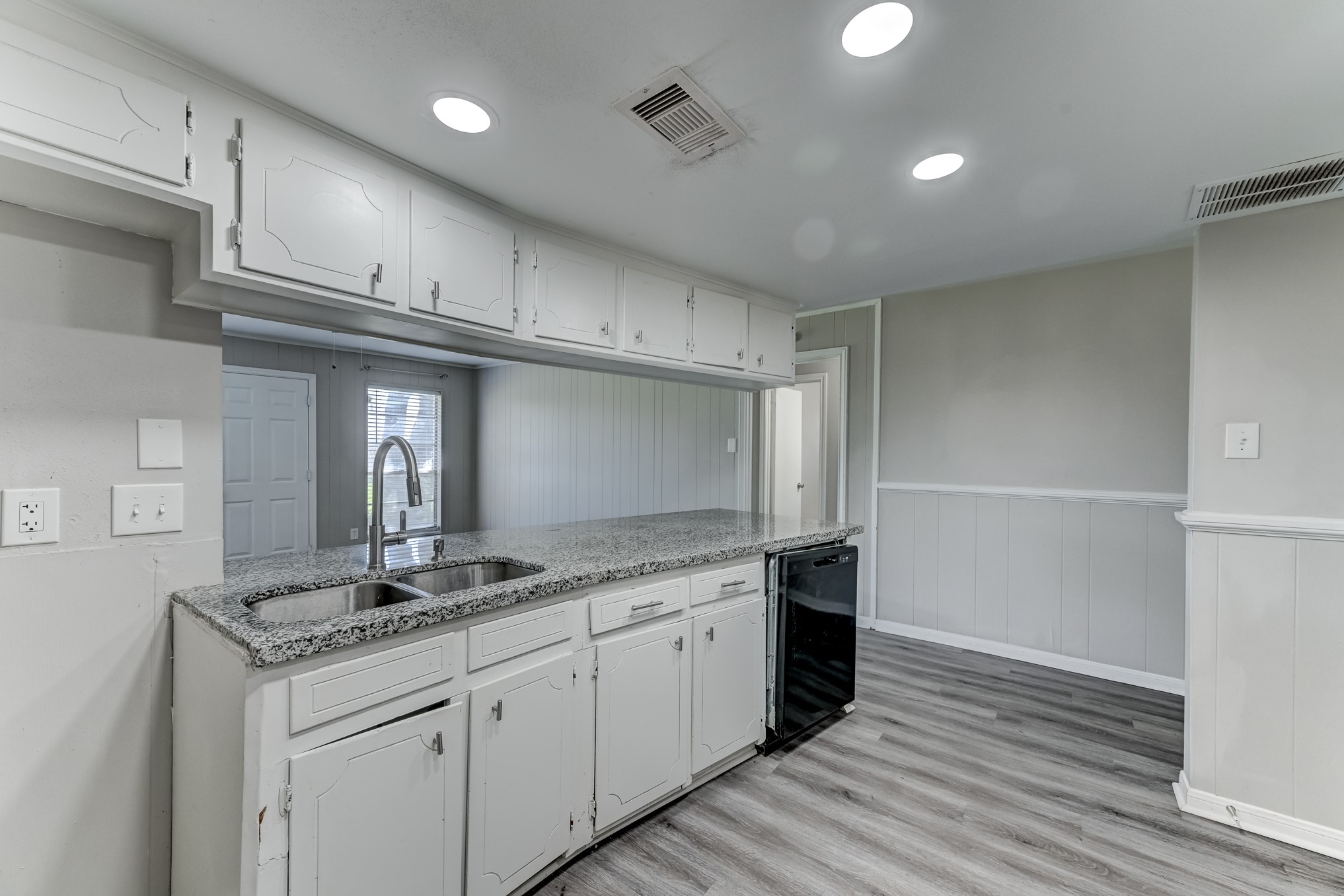 12415 Foxburo Drive Houston, TX 77065 - Photo 15 of 43 a spacious bathroom with a granite countertop sink and a mirror