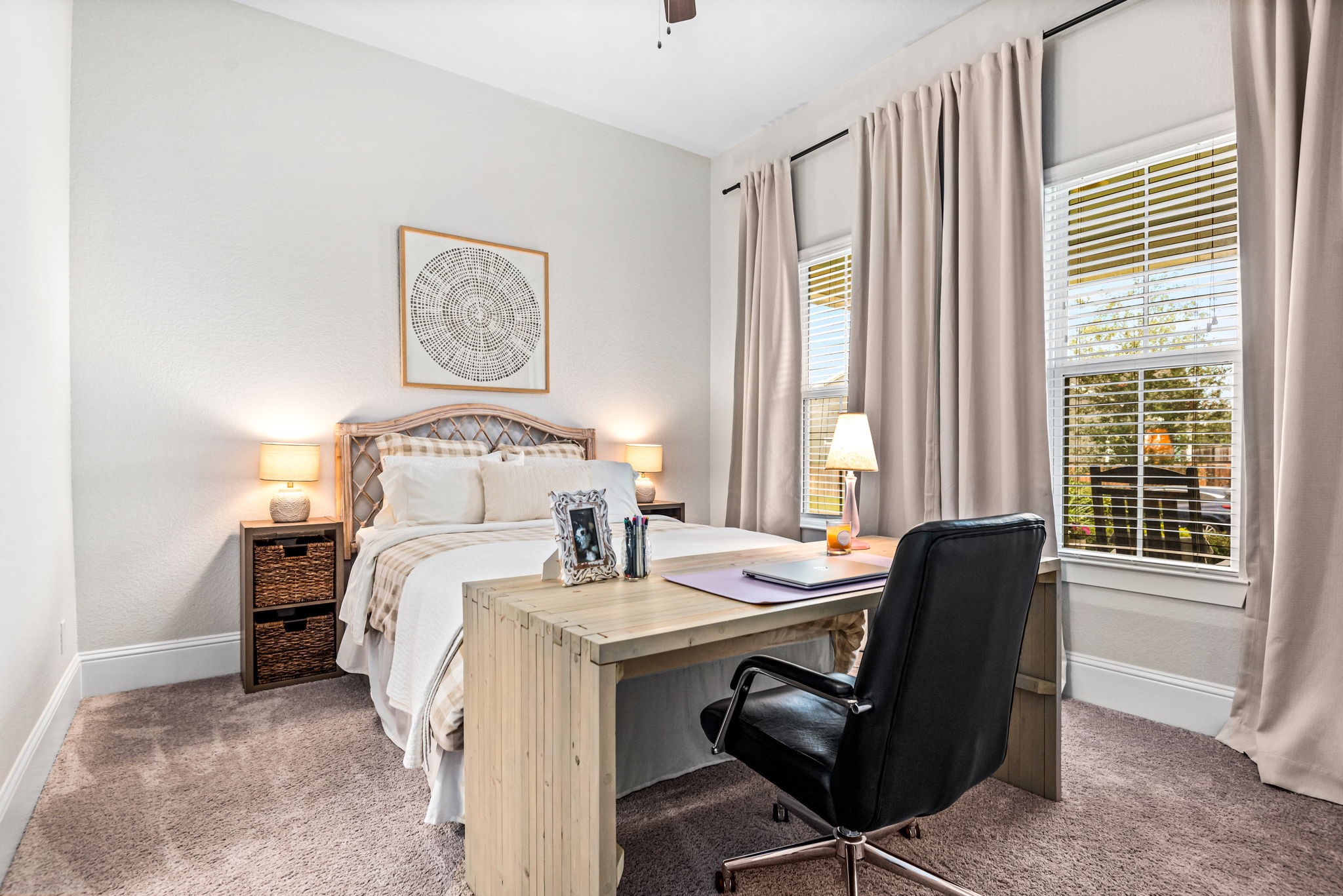 2335 Pale Star Drive Conroe, TX 77384 - Photo 26 of 42 a bedroom with a bed and a chair