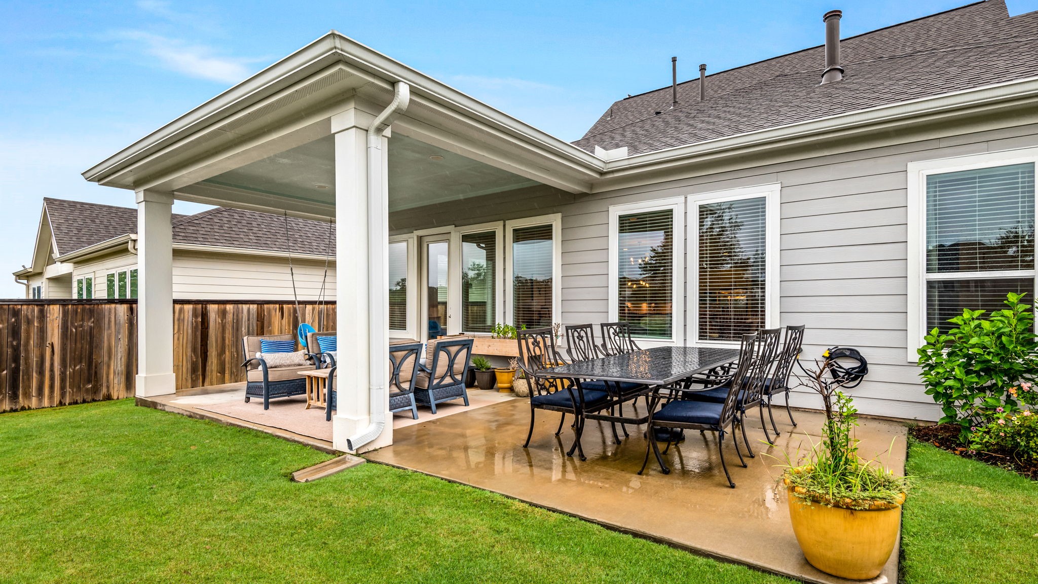 2335 Pale Star Drive Conroe, TX 77384 - Photo 38 of 42 a view of outdoor space yard deck and patio