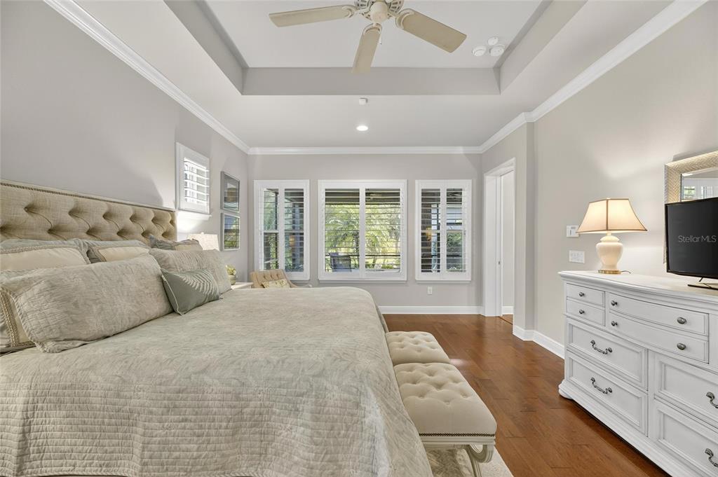 6002 Sparrowhead Way Lithia, FL 33547 - Photo 29 of 55 a large bed sitting in a bedroom next to a window with dresser