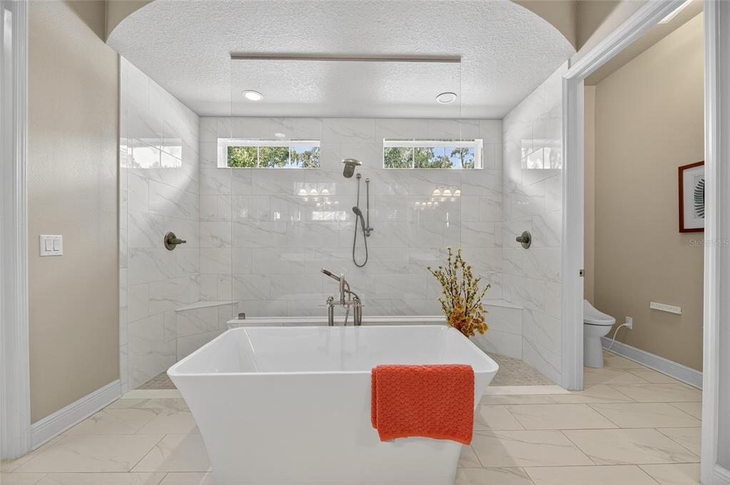 6002 Sparrowhead Way Lithia, FL 33547 - Photo 33 of 55 a bath room with a bath tub and a shower