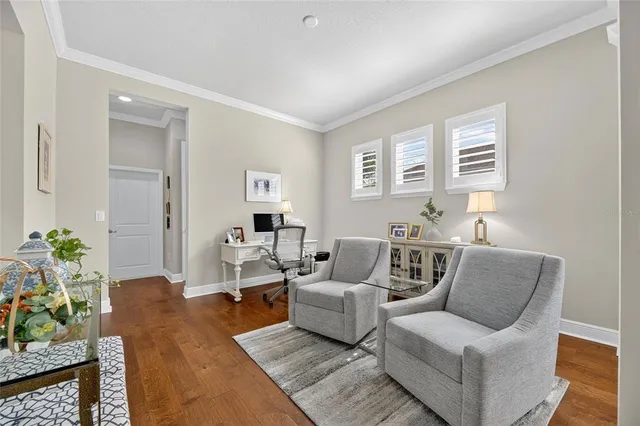 a living room filled with furniture