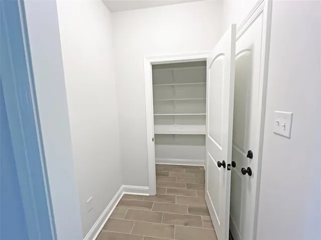 a view of a walk in closet