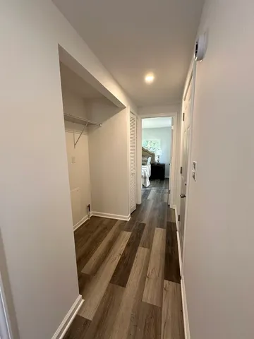 a view of wooden floor