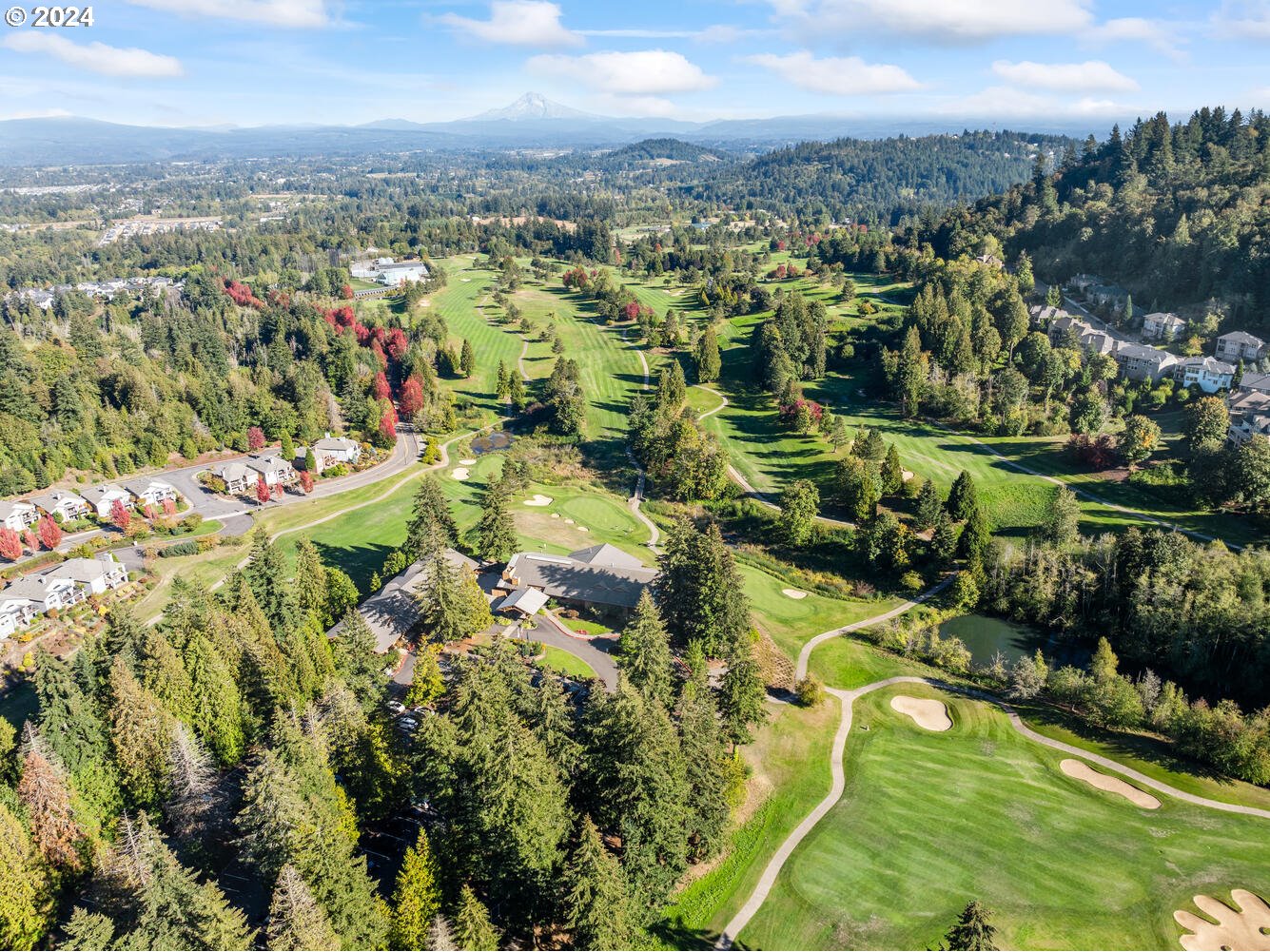 4083 Southeast Augusta Loop Gresham, OR 97080 - Photo 42 of 48 an aerial view of residential houses with outdoor space and trees