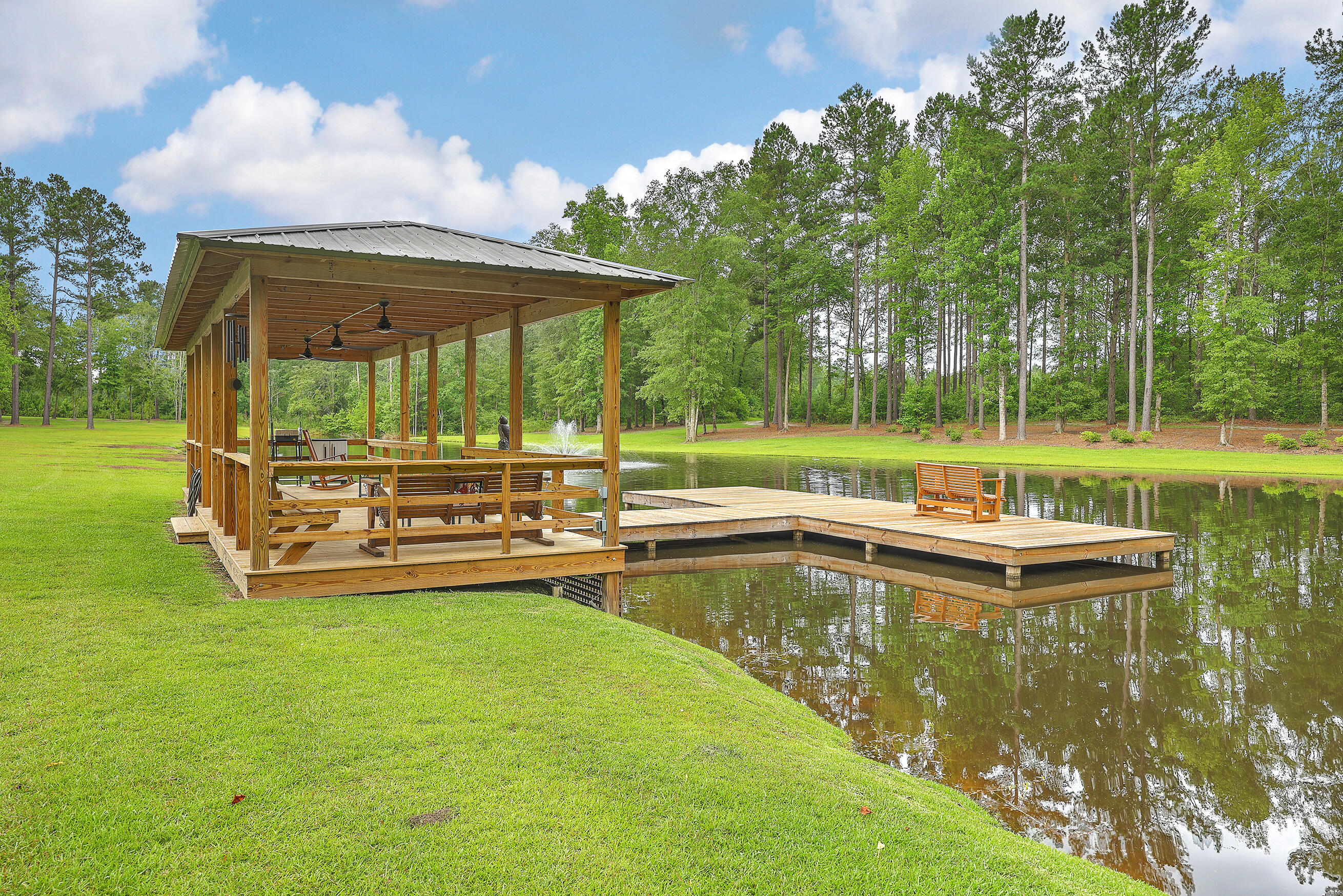 12145 Low Country Highway Ruffin, SC 29475 - Photo 22 of 73 Main: Stocked Pond