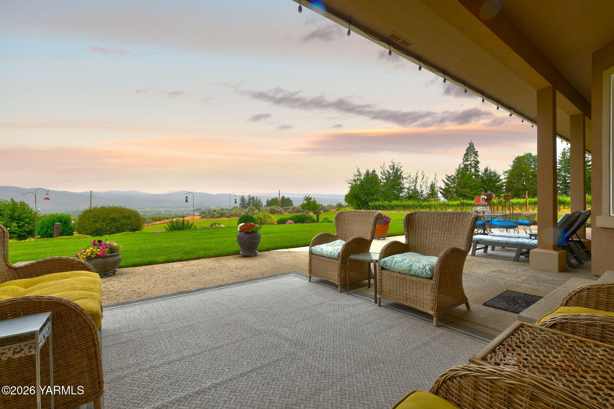 6360 Naches Heights Road Yakima, WA 98908 - Photo 11 of 38 Spacious Back Patio with Stunning Views
