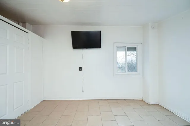 a view of a storage room