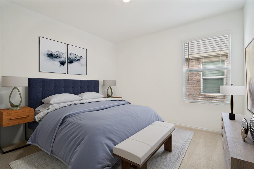 1345 Cider Street Forney, TX 75126 - Photo 11 of 15 a bed sitting in a bedroom next to a window