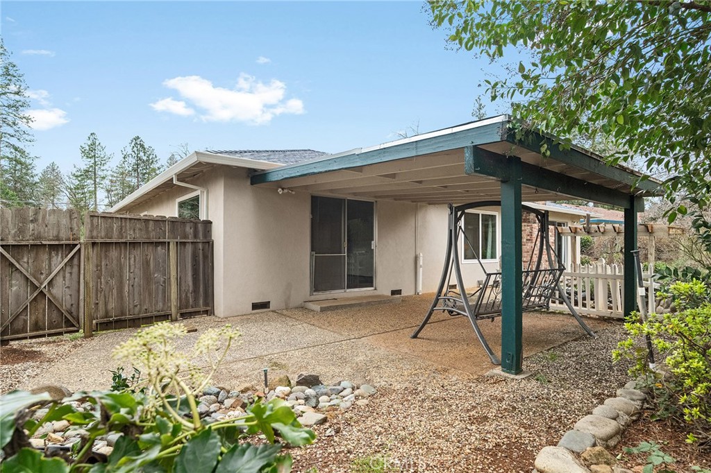 6682 Brook Way Paradise, CA 95969 - Photo 39 of 56 a backyard of a house with table and chairs