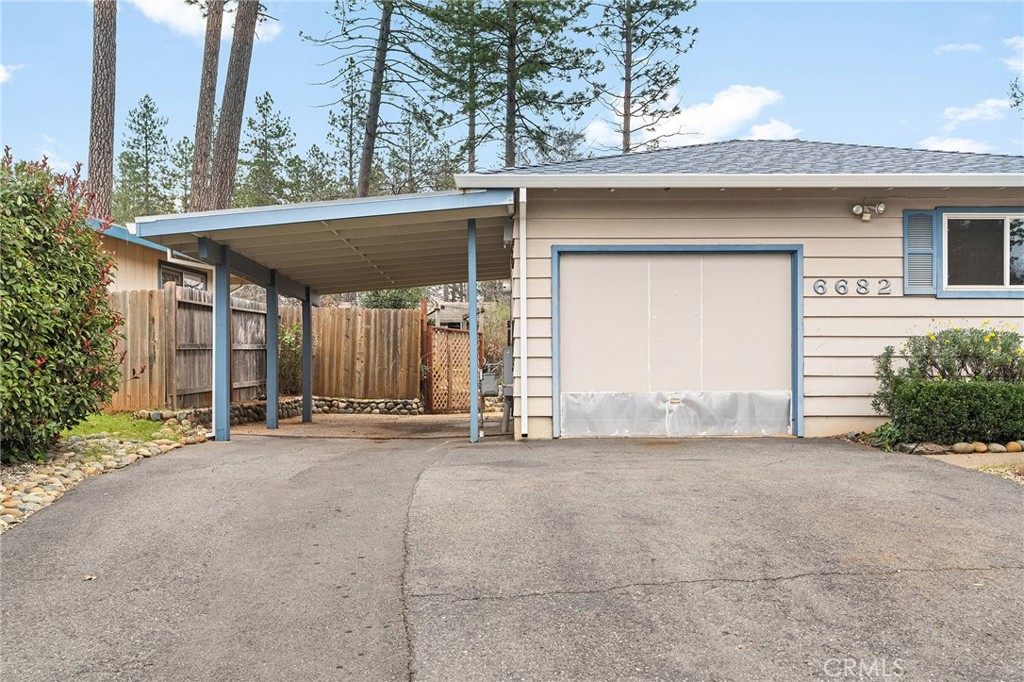 6682 Brook Way Paradise, CA 95969 - Photo 51 of 56 a view of a house with a garage and garage
