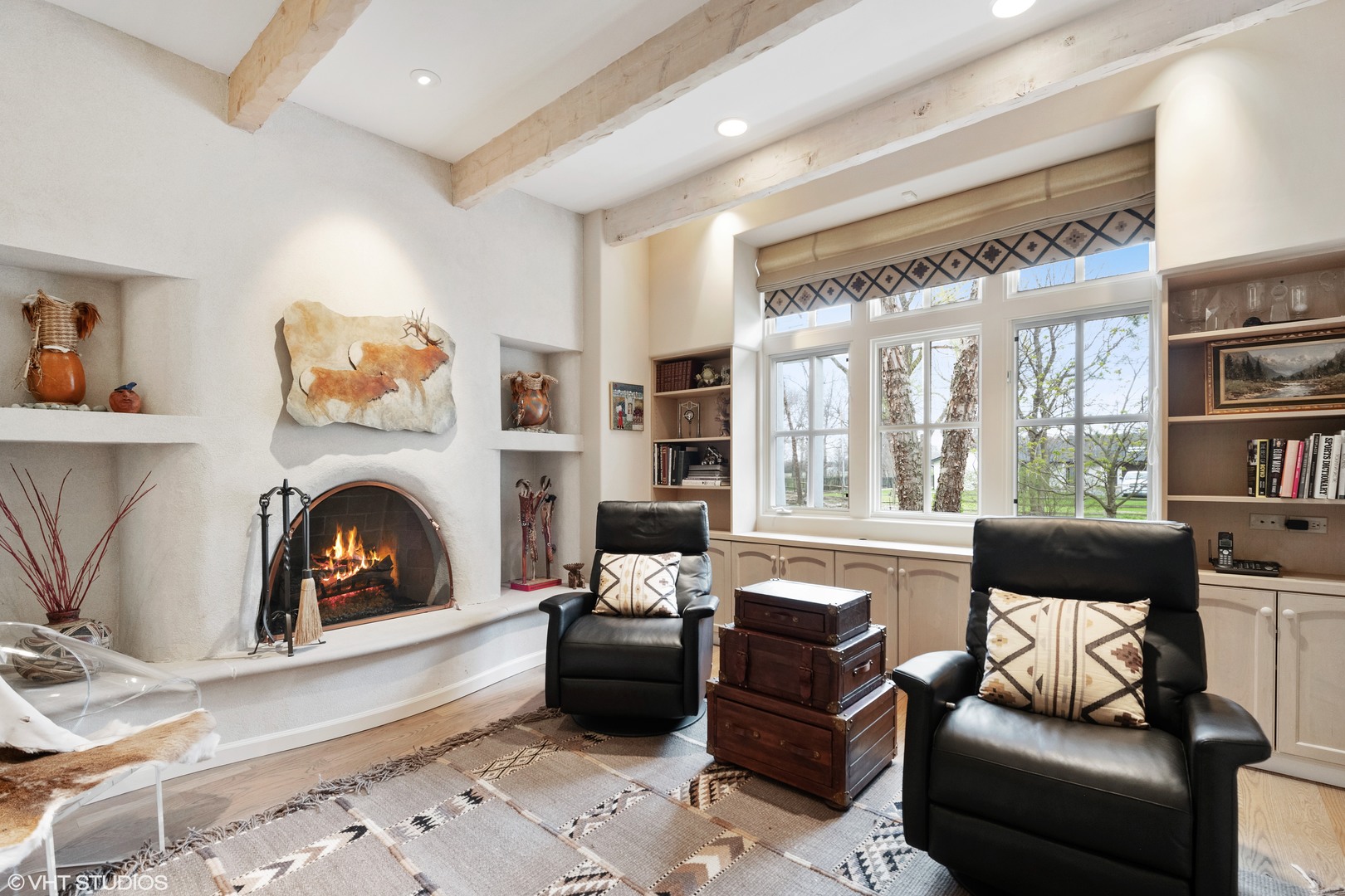 479 Lee Road Northbrook, IL 60062 - Photo 19 of 36 a living room with furniture window and fireplace