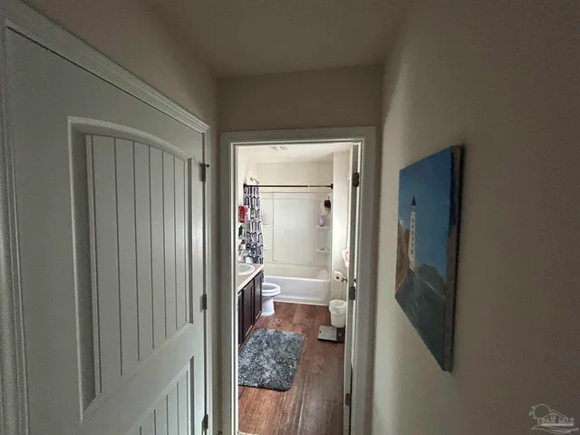 a room with furniture