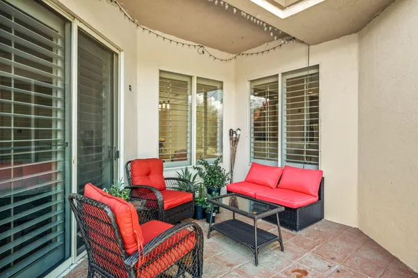 a view of a lake with a mountain