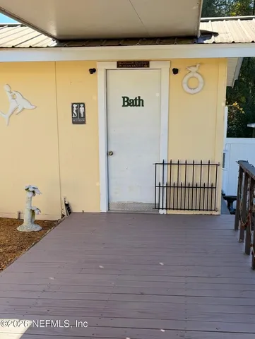 a view of outdoor space and porch
