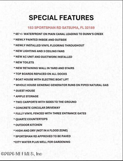 153 Sportsman Road Satsuma, FL 32189 - Photo 5 of 62 Screenshot