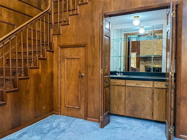a view of a bathroom with a sink