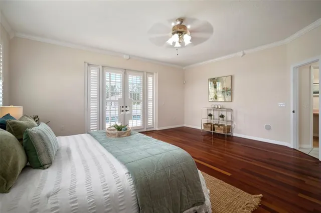 a living room with furniture ceiling fan and a window