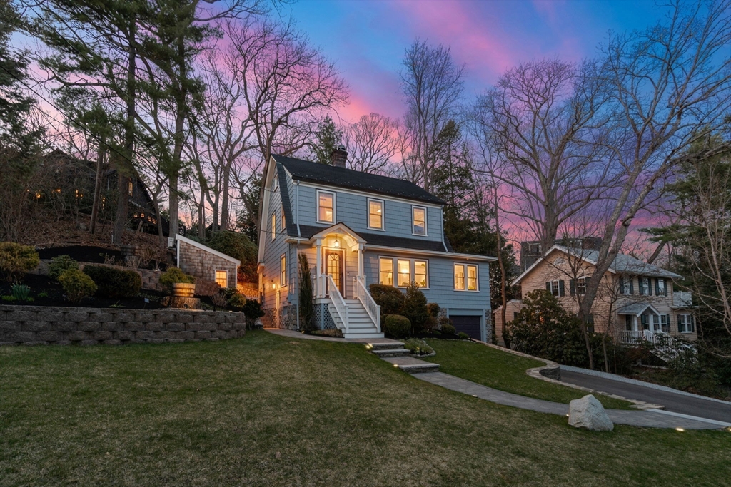 80 Fenwick Road Newton, MA 02468 - Photo 2 of 35 a front view of a house with a yard