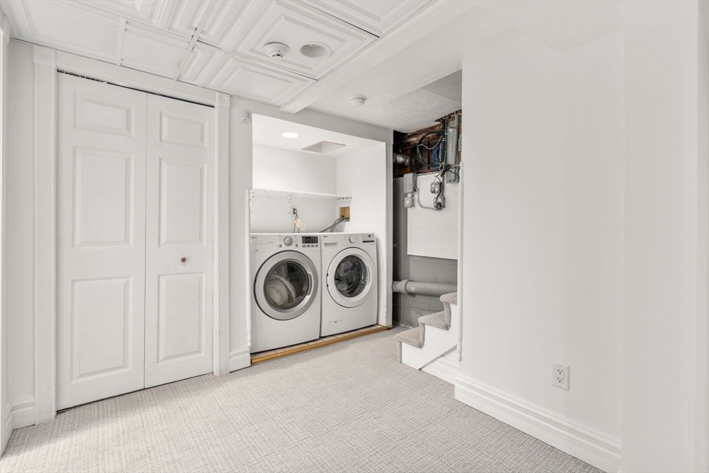 80 Fenwick Road Newton, MA 02468 - Photo 29 of 35 a utility room with dryer and washer